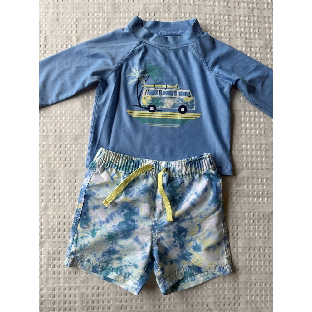 First Impressions 2-Piece Swimsuit Set for Baby Boy - 18 Months